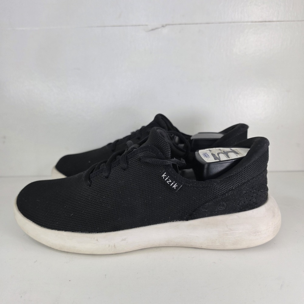 KIZIK Madrid Eco-Knit Hands Free Sneaker Shoes Black Men Sz 8 Women Sz 9.5 Mesh - Picture 3 of 9